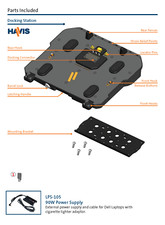 1x NEW Havis DS-DELL-401-3 High-Gain Antenna Dock Station Adv Port Replication picture