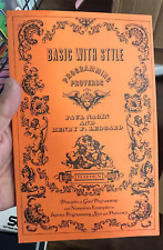 BASIC with Style : Programming Proverbs Paperback Paul A. Nagin picture