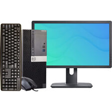 Dell Desktop Computer i5 PC Tower Up To 16GB RAM 2TB HD/SSD 24in Windows 10 Pro picture