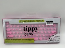 Tippy Type Long Nail Keyboard Cover Cotton Candy Pink for Apple/Mac New in Box picture