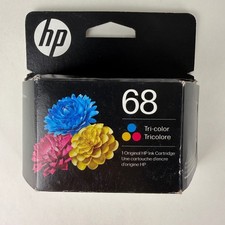 NEW HP 68 Tri-Color Original Ink Cartridge 7FP20TN Exp Jun 2026 Genuine picture