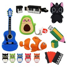 Cute Cartoon Animal Penguin Cat Owl 64GB USB Flash Drive 8GB 16GB 32GB Lion picture