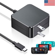 Steam Deck Charger 45W PD Power Supply Type C Adapter USB-C Laptop Charger picture