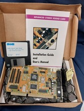 ISA 16 Bit Vintage NewIn Box Sound Card Magitronic MF-009, J98MF-009 Manual & SW picture