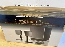 Bose Companion 3 Series II Multimedia Speaker System w/original box picture