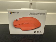 NEW--Microsoft ORANGE Bluetooth Ergonomic Mouse w/Thumb Rest & Precise Tracking picture