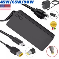 New For Lenovo 45W 65W 90W AC Adapter Charger Power Thinkpad Square Round USB-C picture
