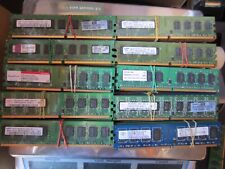 Lot of 80pcs Mixed Brand 2GB DDR2 Computer Memory  Gold Fingers for Scrap Gold picture