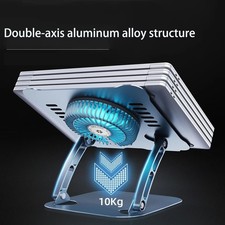 Ergonomic Aluminum Laptop Stand Portable Adjustable Height Holder 11