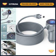 3M/10FT Mini Car Adapter 12V DC Power Cable for Starlink - 3 in 1 Connector picture