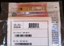New SEALED Cisco Genuine SFP Transceiver Module SFP-GE-T EXT 30-1421-02 RJ-45 picture