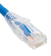 Icc ICPCST14BL Patch Cord, Cat6, Clear Boot, 14' Blue picture