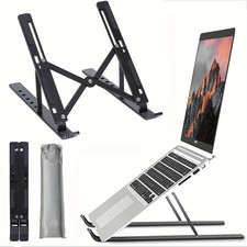 Adjustable Aluminum Laptop Stand Foldable Portable Desk Riser for 8-16 Inch picture