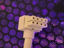 8PIN CPU Modular Cable, 90°ARGB 8 Pin EPS Cable, 70CM, White picture