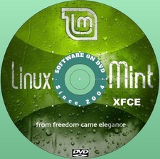 Latest New Release Mint XFCE Linux OS Operating System for PC on DVD picture