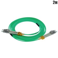 2M 6FT LC to LC OM3 10Gbps Duplex 50/125 Multi Mode Fiber Optic Optical Cable picture