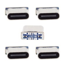 Cablecy 5pcs/lot DIY Solder Type-C Female Socket Connector Replace for Micro-USB picture