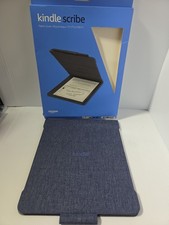 Amazon Kindle Scribe Fabric Folio Cover w/ Magnetic Attach - Denim *NEW* picture