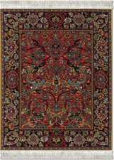 Lextra Mouserug Mouse Pad Floral Arabesque Computer Mouse Oriental Rug picture