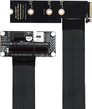 Right Angled M.2 M-Key NGFF Nvme to PCI-E up Angled 90 Degree Adapter picture
