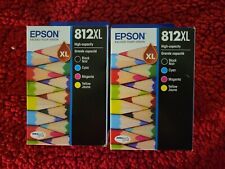 GENUINE Epson T812XL 812XL High Capacity Ink Cartridge - 4PK picture