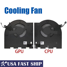 OEM CPU + GPU Cooling Fan For Dell Alienware M17 R3 M17 R4 P45E 0H5TYJ 0CNV63 picture