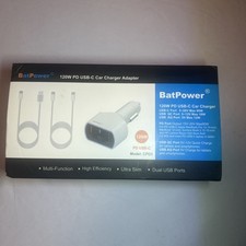 BatPower 120W 90W 60W Surface Book Pro Go Laptop PD USB C Car Charger Type C picture