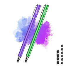 [2Pcs] Stylus Pen for Touchscreen, 2 In 1 High Precision Sensitivity Stylus picture