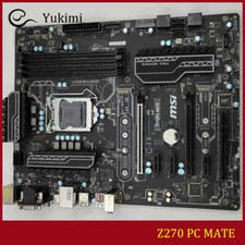 FOR MSI Z270 PC MATE DDR4*4 LGA 1151 64GB HDMI DVI VGA ATX Motherboard Test OK picture