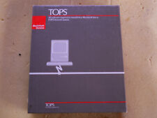 Vintage 1987 TOPS Apple Macintosh File Sharing Software 2 disk set original box picture
