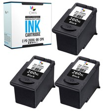 3PK Replacement PG-260XL Ink Cartridge for Canon PIXMA TS5320 TR7020a TR7022a picture