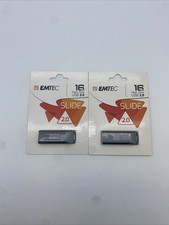 2 pack Emtec Slide 16 GB, USB 2.0 Flash Drive picture