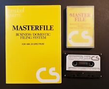Very Rare Vintage Software for ZX Spectrum 48K computer, Masterfile 1984 picture