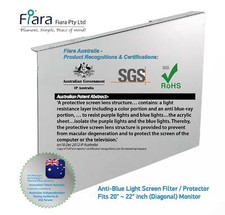 Fits 20/21/22 inch Monitor / Desktop | Fiara Anti Blue Light Screen Protector picture