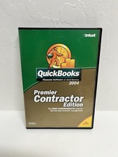 Intuit Quickbooks 2004 Premier Contractor Edition Complete w/Key Code Windows picture