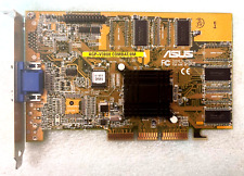 ASUS AGP-V3800 COMBAT 8M NVIDIA Riva TNT2 AGP VIDEO CARD VGA ONLY MXB189 picture