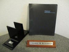 ABMA/NASA- IBM DESK NAME PLATE 