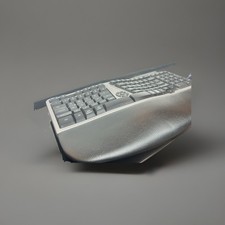 Meetion DirectorW Ergonomic Wireless Split Keyboard – Cushioned Wrist, USB Dong. picture