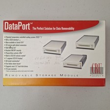 CRU DataPort Removable Storage Module Assembly Cast Aluminum PARTS OR REPAIR picture