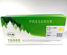 Preserve TONER Cartridge For HP Color LJ M451 YELLOW TRUColor USA New picture
