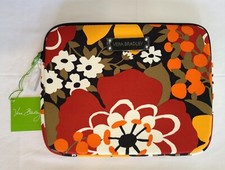 Vera Bradley Bittersweet Neoprene Tablet eReader Sleeve 10x8 Padded Zipper N13 picture