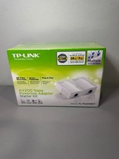 TP-Link AV200 Nano Powerline Adapters Starter Kit: Model TL-PA2010KIT SEALED picture