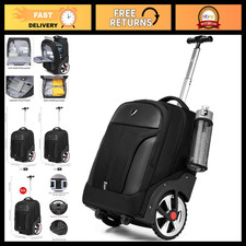 Waterproof Rolling Backpack with Wheels, 17