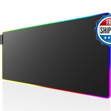 KTRIO RGB Large Gaming Mouse Pad 31.5 x 11.8 in Black picture