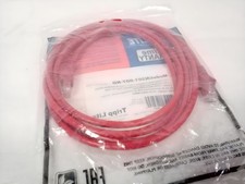 Lot of 10 Tripp Lite N201-007-RD 7ft Red Cat6 Snagless RJ45 Patch Cables picture