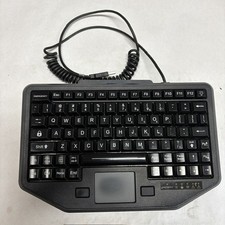 iKey IK-TR-911-RED Rugged Keyboard SN.......628, Plus Havis QR Base C-KBM-102 picture