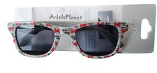 Disney Parks Minnie Mouse Signature & Bows Allover 100% UVA UVB Sunglasses picture