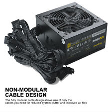 Segotep 650W Power Supply 80 Plus Gold  Non-Modular ATX Gaming PC Case PSU picture