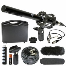 JVC Everio GZ-R550BUS Camcorder External Microphone Vidpro XM-55 13-Piece Kit picture