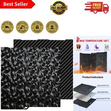 Smooth Diamond PEO Carbon Fiber Build Plate for Anycubic 3D Printers picture
